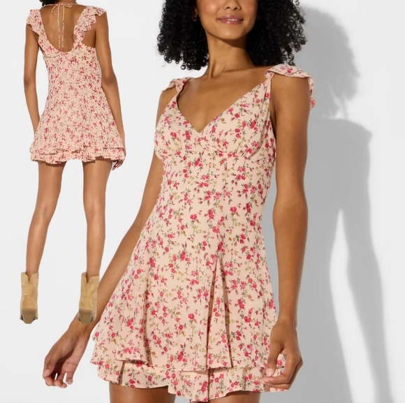 wild fable Dresses & Skirts - Wild Fable Floral Mini Dress XXL